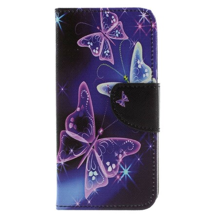 Huawei Y6 2017 Schmetterling Bunte Hülle