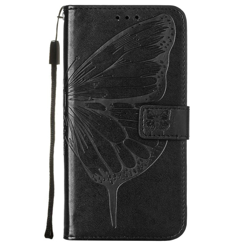 Samsung Galaxy S23 Plus 5G Schmetterling Barock Tasche mit Riemen