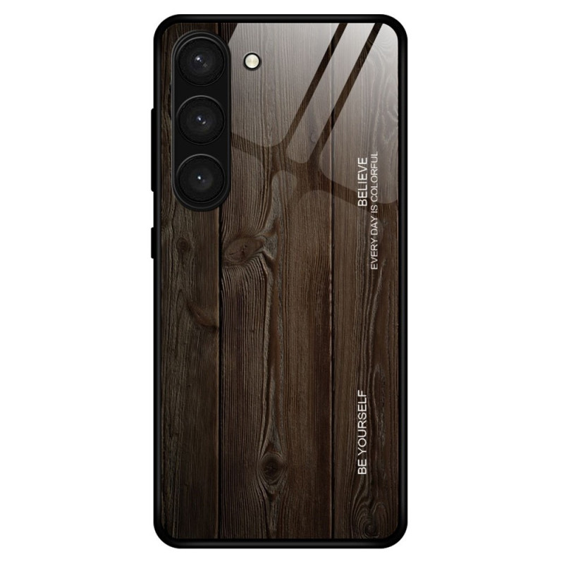 Samsung Galaxy S23 Plus 5G Panzerglas Cover Holz Design