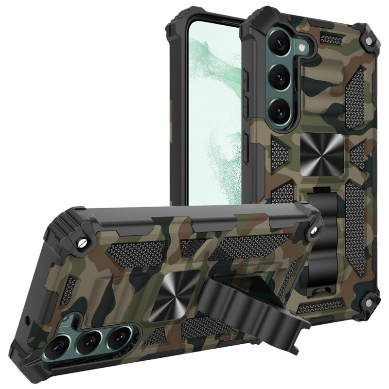 Samsung Galaxy S23 Plus 5G Camouflage Cover Abnehmbare Halterung