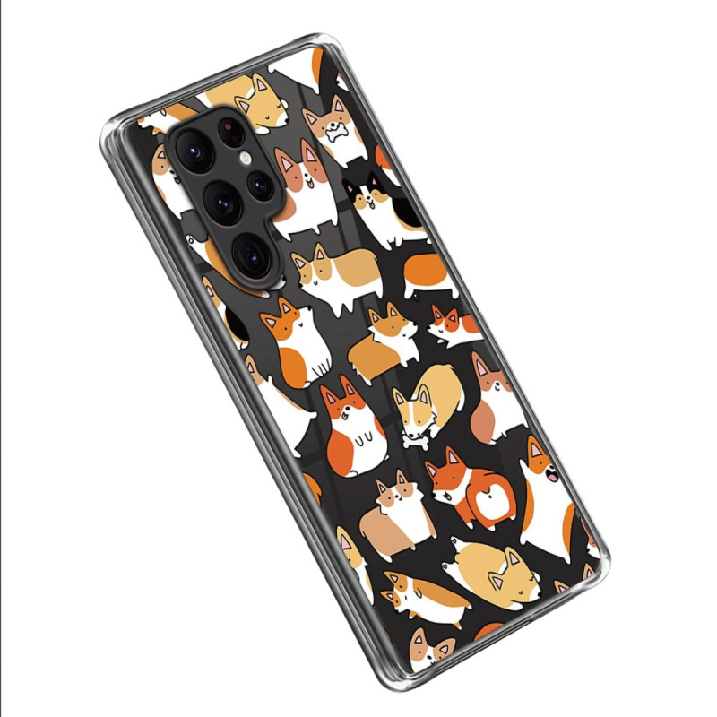 Samsung Galaxy S23 Ultra 5G Multiple Dogs Cover
