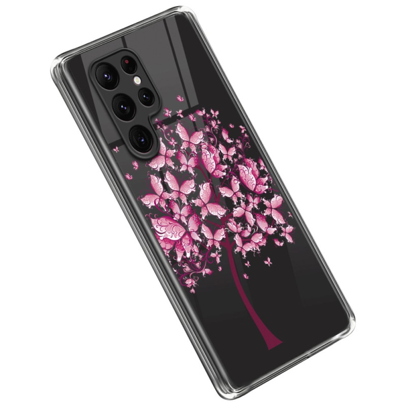 Samsung Galaxy S23 Ultra 5G Baum Hülle Rosa