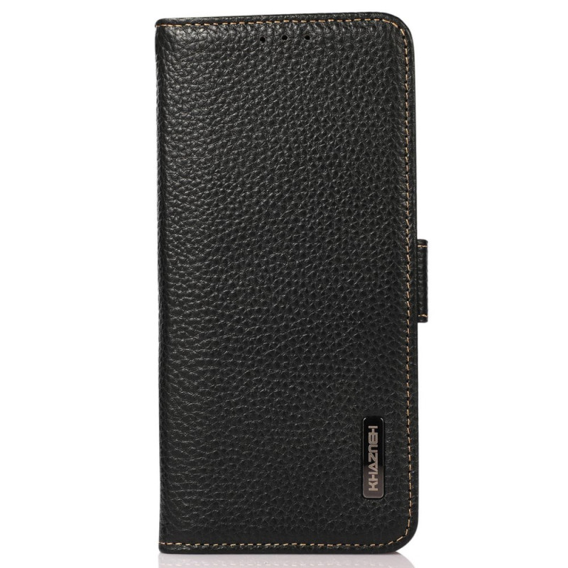 Xiaomi Redmi Note 12/Poco X5 5G Leder Litchi KHAZNEH RFID Tasche