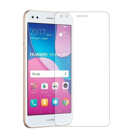 Schutz aus gehärtetem Glas für den Bildschirm des Huawei Y6 2017
