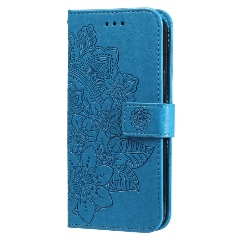 Xiaomi Redmi Note 12/Poco X5 5G Tasche Mandala Blume mit Riemchen
