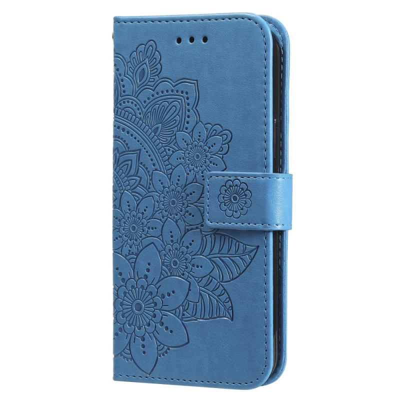 Xiaomi Redmi Note 12 Pro Plus Tasche Mandala Blume mit Riemen