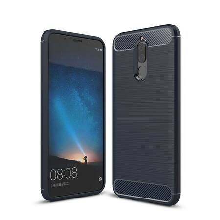 Huawei Mate 10 Lite Kohlefaser Cover Gebürstet