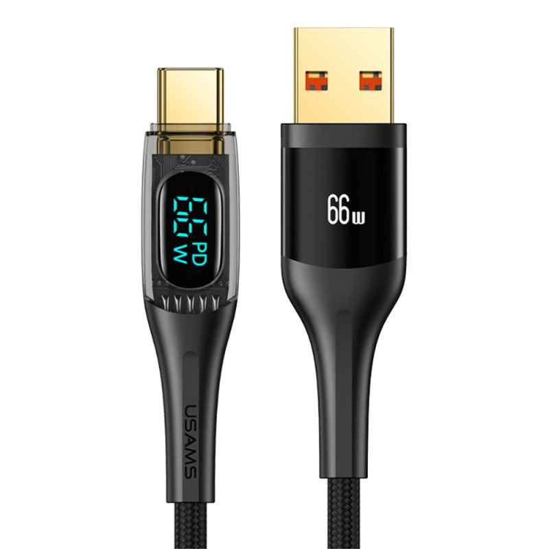 USB-auf-USB-C-Kabel Digitalanzeige
