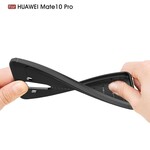 Huawei Mate 10 Pro Cover Lederoptik Litschi Double Line