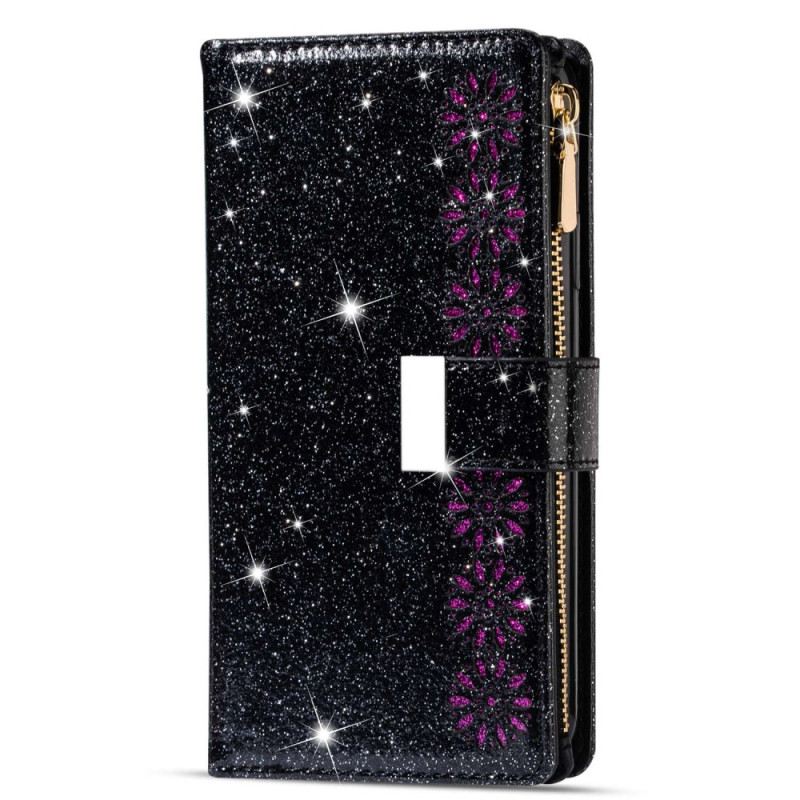 Xiaomi 13 Glitter Zip Wallet Tasche