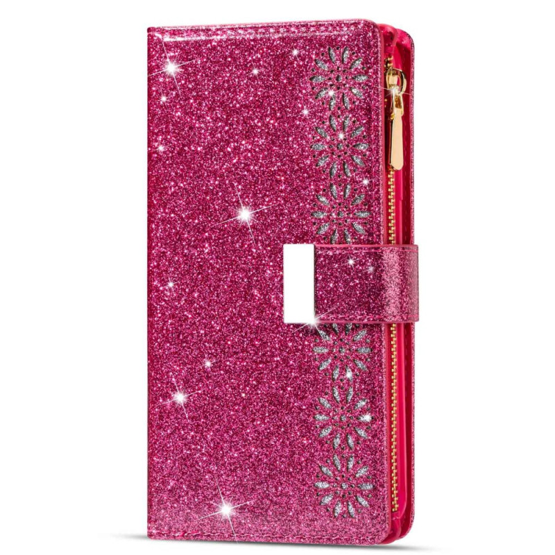 Xiaomi 13 Pro Glitter Zip Wallet Tasche