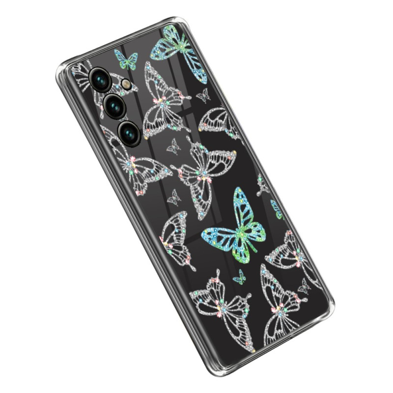 Samsung Galaxy A14 5G / A14 Transparent Cover Schmetterlinge