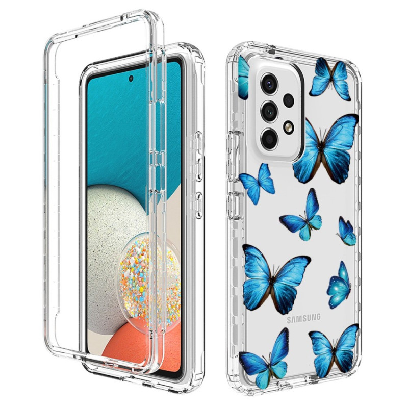 Samsung Galaxy A53 5G Transparent Schmetterlinge Cover