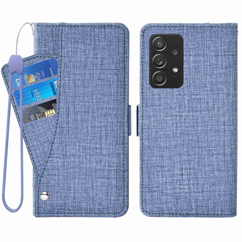 Samsung Galaxy A53 5G Jeans Tasche mit drehbarem Kartenhalter