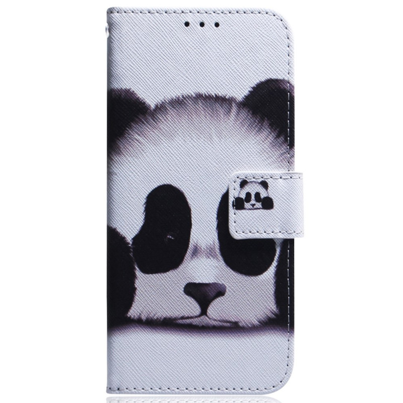 Samsung Galaxy A54 5G Panda Fan Tasche mit Riemen