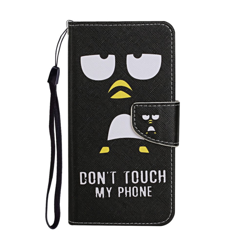 Samsung Galaxy A54 5G Don't Touch My Phone Tasche mit Trageriemen