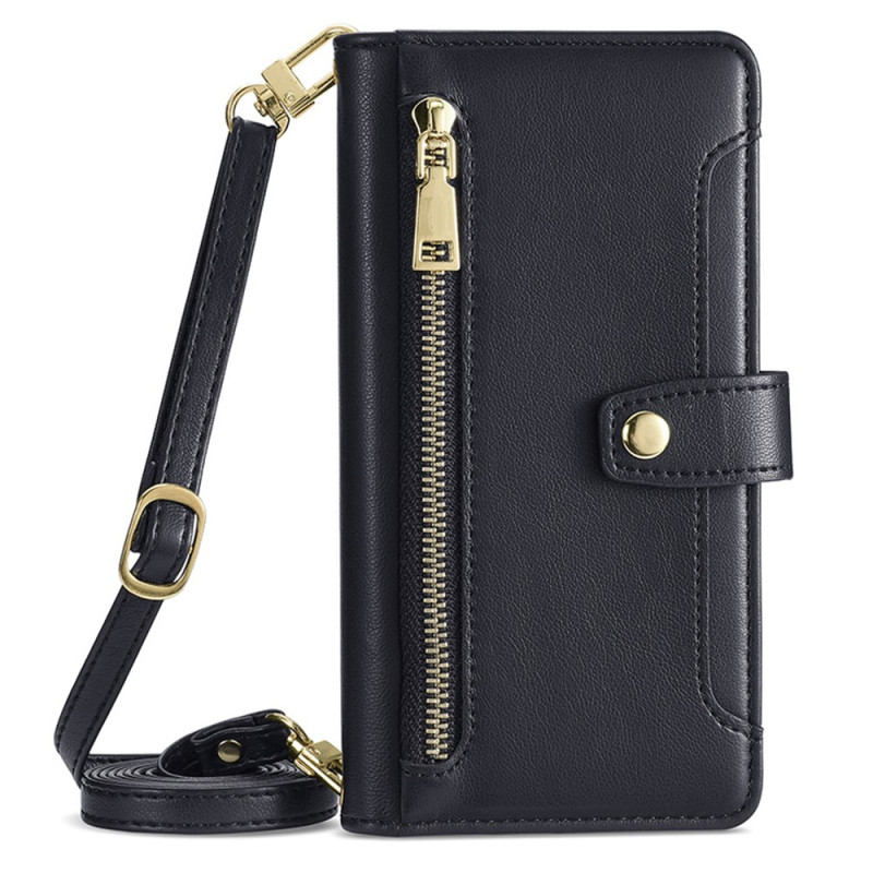 OnePlus 11 5G Tasche Brieftasche mit Riemenund Schulterriemen