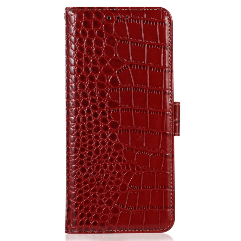 Honor Magic 5 Lite Style Crocodile RFID Hülle