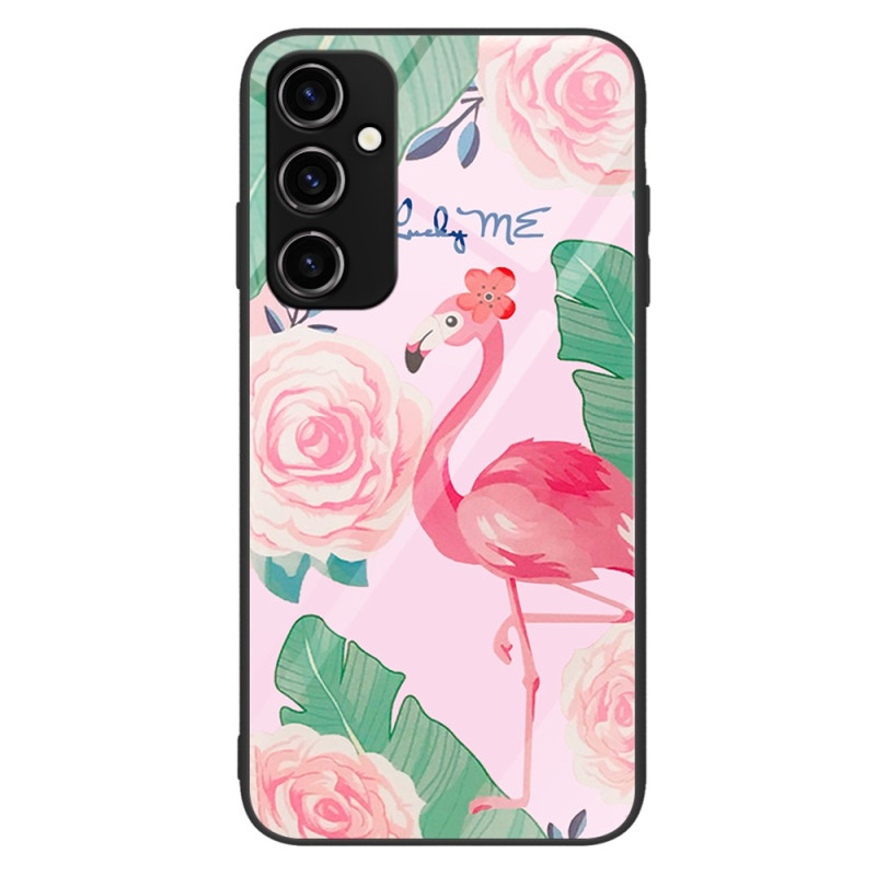 Samsung Galaxy A34 5G Panzerglas Cover Flamingo Pink