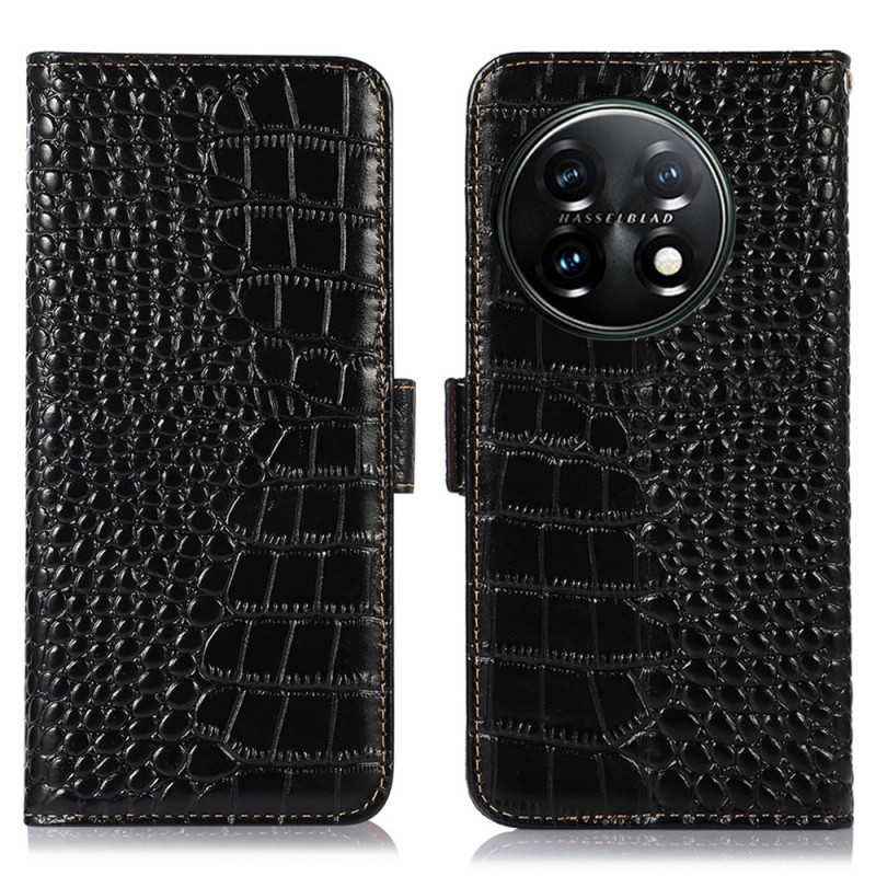OnePlus 11 5G Style Crocodile RFID Hülle