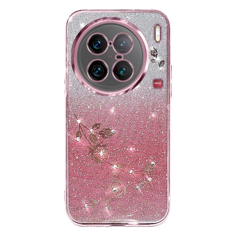 Hülle Vivo X90 Pro Glitter Pink