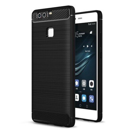 Huawei P9 Kohlefaser Cover Gebürstet