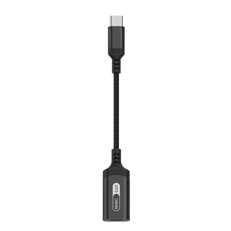 Audioadapter Lightning-Buchse auf USB-C-Stecker