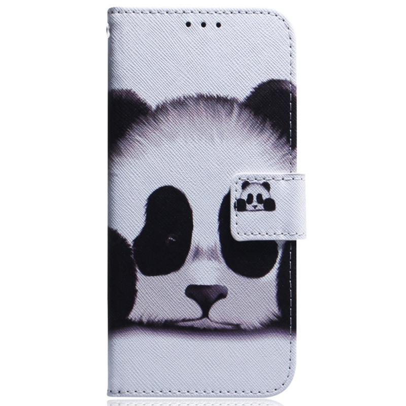 Honor Magic 5 Lite Tasche Panda mit Riemen