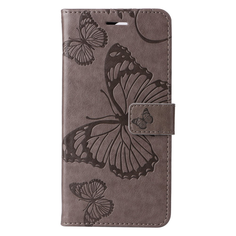 Xiaomi Redmi Note 12/Poco X5 5G Hülle Riesige Schmetterlinge mit Riemen