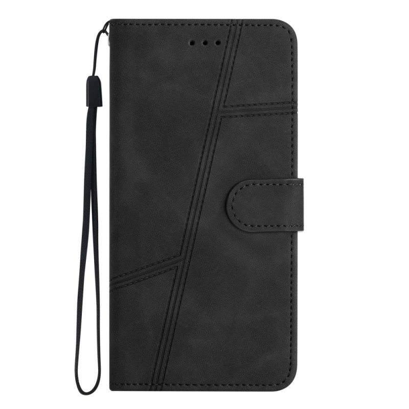 Xiaomi Redmi Note 12/Poco X5 5G Style Geometric Leather Strap Sleeve Hülle