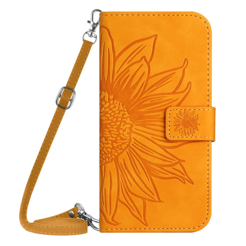 Motorola Edge 40 Pro Sonnenblumen-Tasche mit Schulterriemen