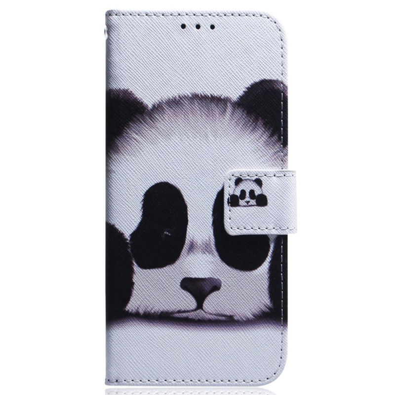 Motorola Edge 30 Ultra Panda Tasche mit Riemen