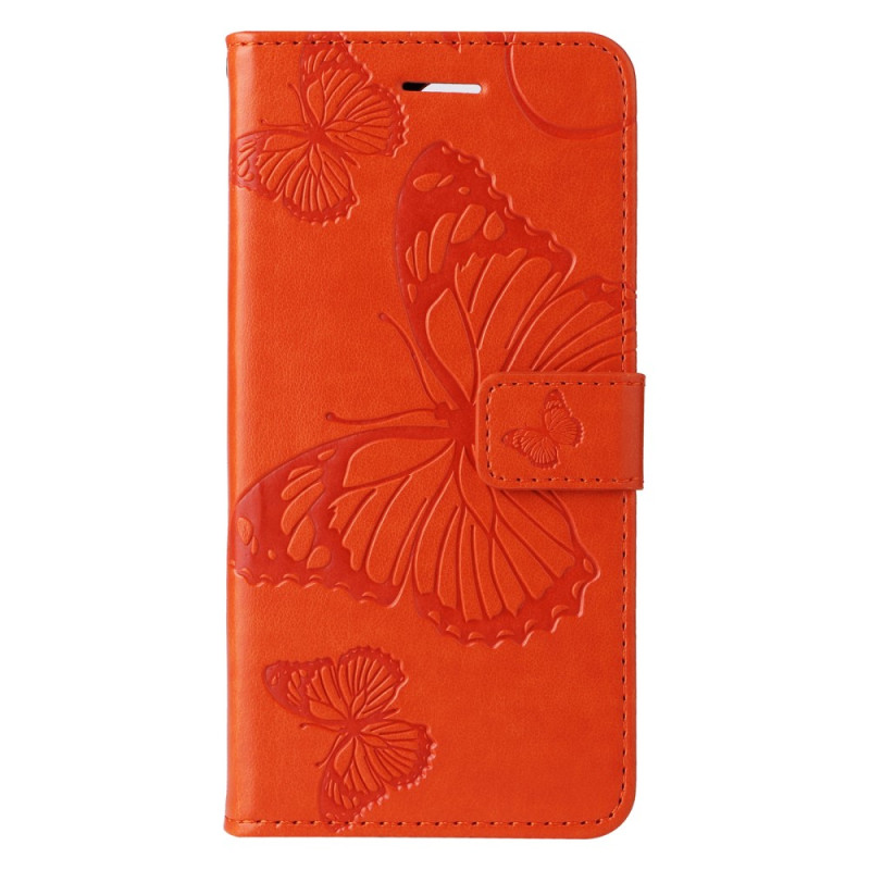 Xiaomi Redmi Note 12 Pro/Poco X5 Pro 5G Hülle Riesige Schmetterlinge mit Riemen