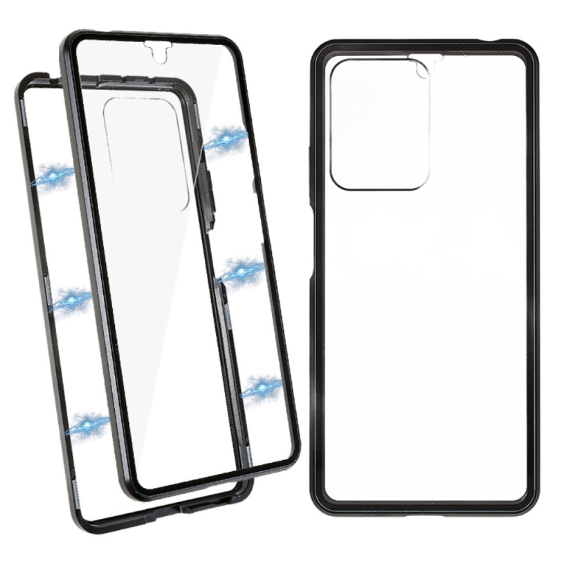 Xiaomi Redmi Note 12 Pro/Poco X5 Pro Cover Vorder- und Rückseite Panzerglas
 und Metall