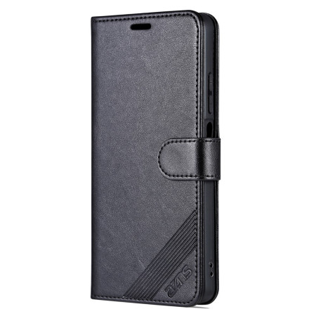 Hülle Poco F5 Lederoptik AZNS