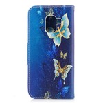Hülle Samsung Galaxy A8 2018 Schmetterlinge In Der Nacht