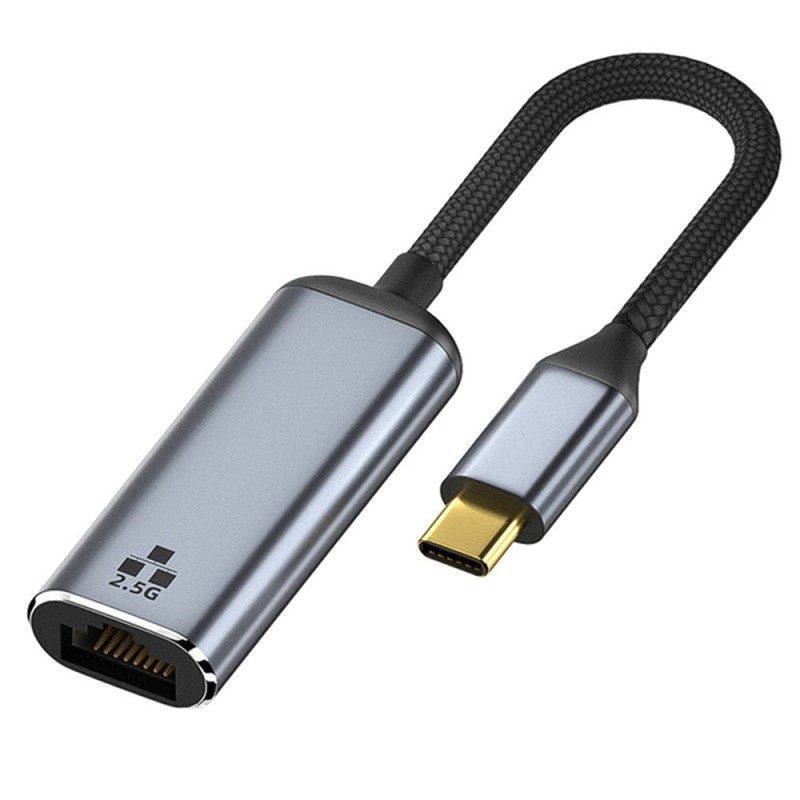 USB-C-Port-zu-Ethernet-Adapter für Internetverbindungen