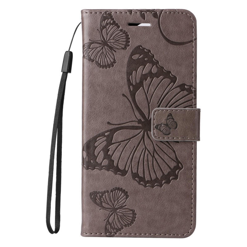 Xiaomi Redmi 12C Hülle Riesige Schmetterlinge mit Riemen
