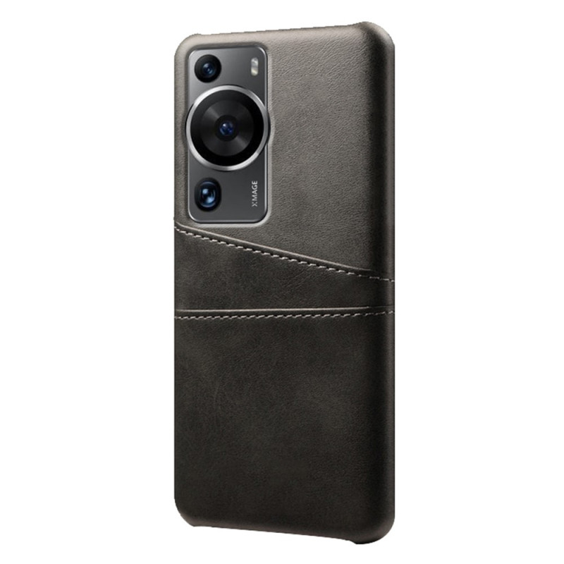 Huawei P60 Pro Cover Lederoptik Kartenhalter