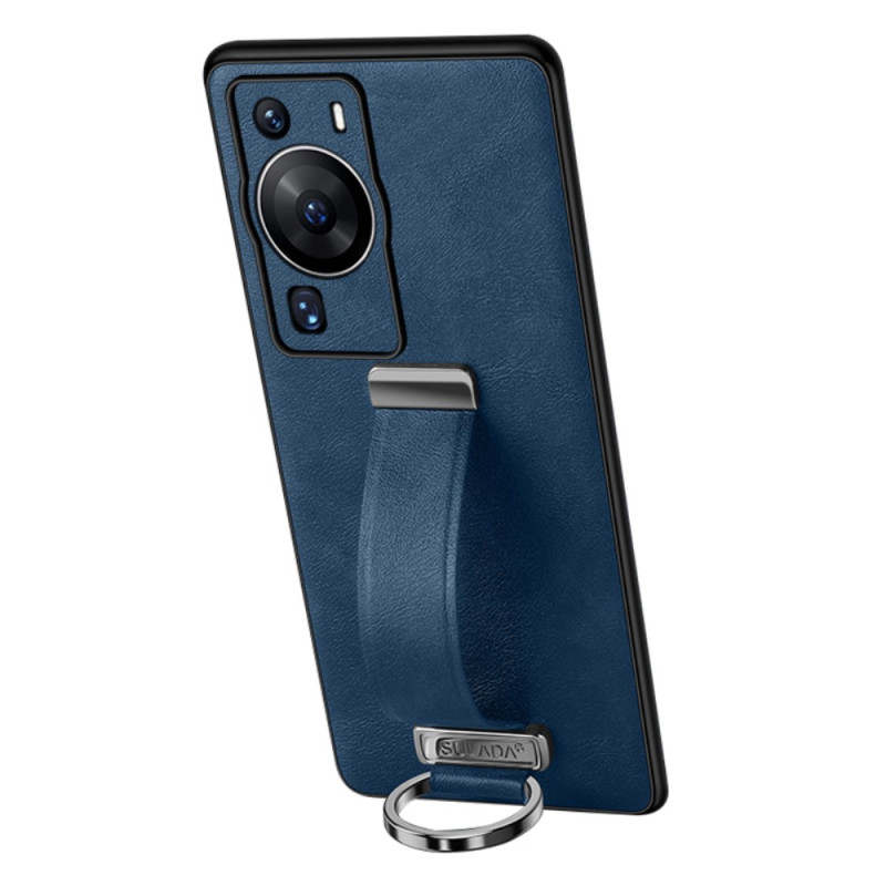 Huawei P60 Pro Cover mit Gurt und Ring Stützen