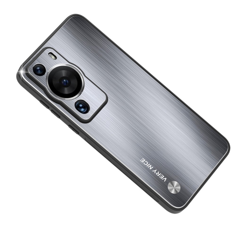 Huawei P60 Pro Cover Gebürstetes Aluminium