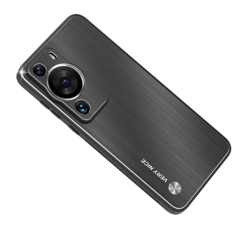Huawei P60 Pro Cover Gebürstetes Aluminium