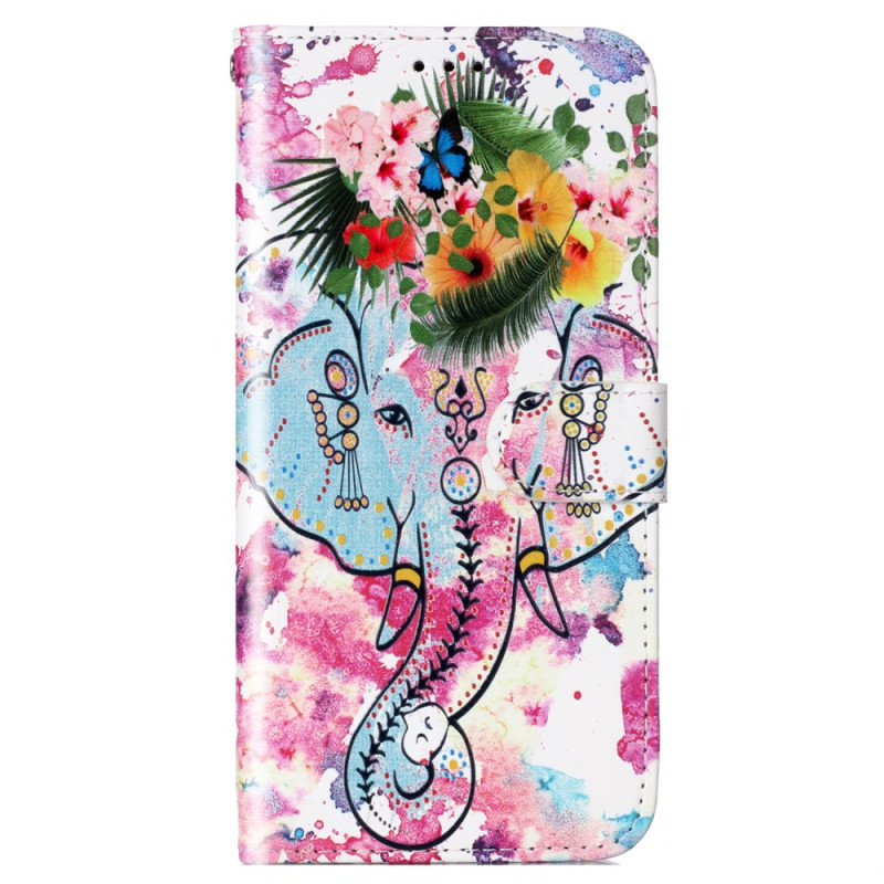 Sony Xperia 10 V Elephant Aquarell Riemen
 Tasche