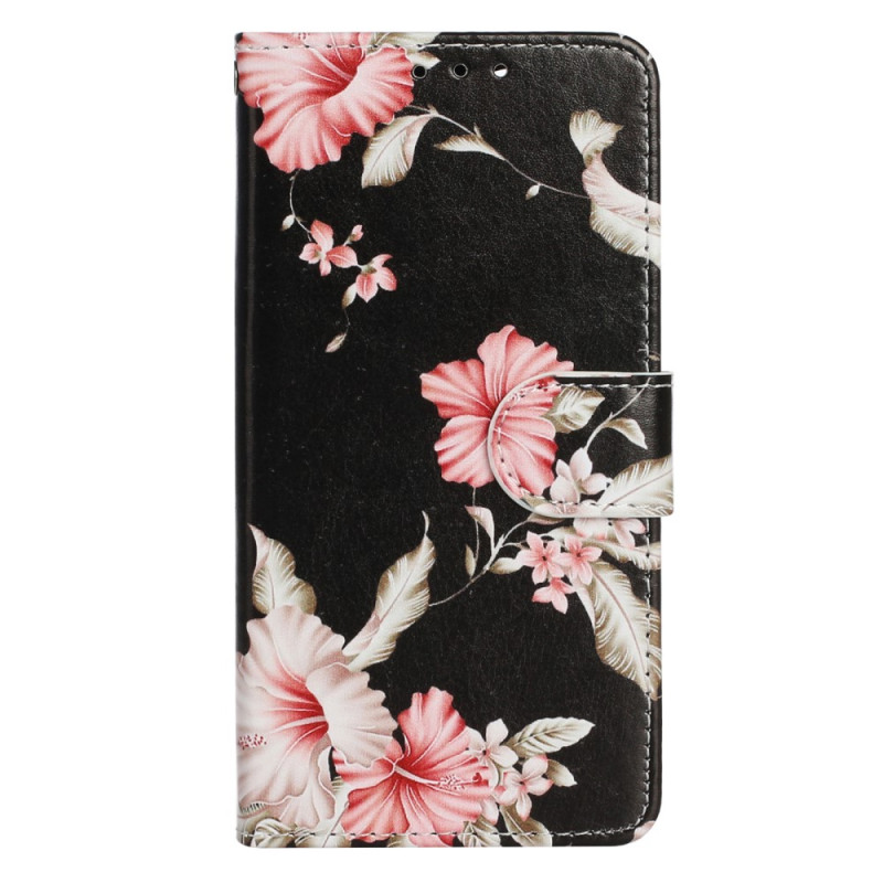 Sony Xperia 10 V Blumen
 Tasche mit Riemen