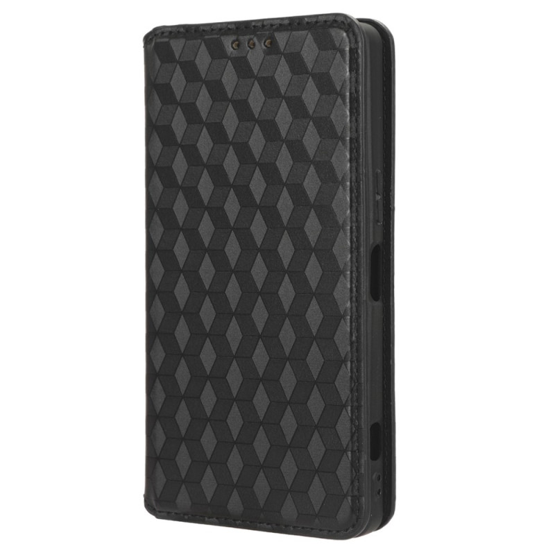 Flip Cover Sony Xperia 10 V 3D-Muster