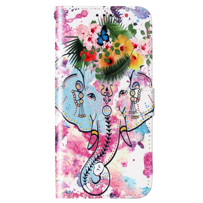 Sony Xperia 1 V Elephant Aquarell Riemen
 Tasche