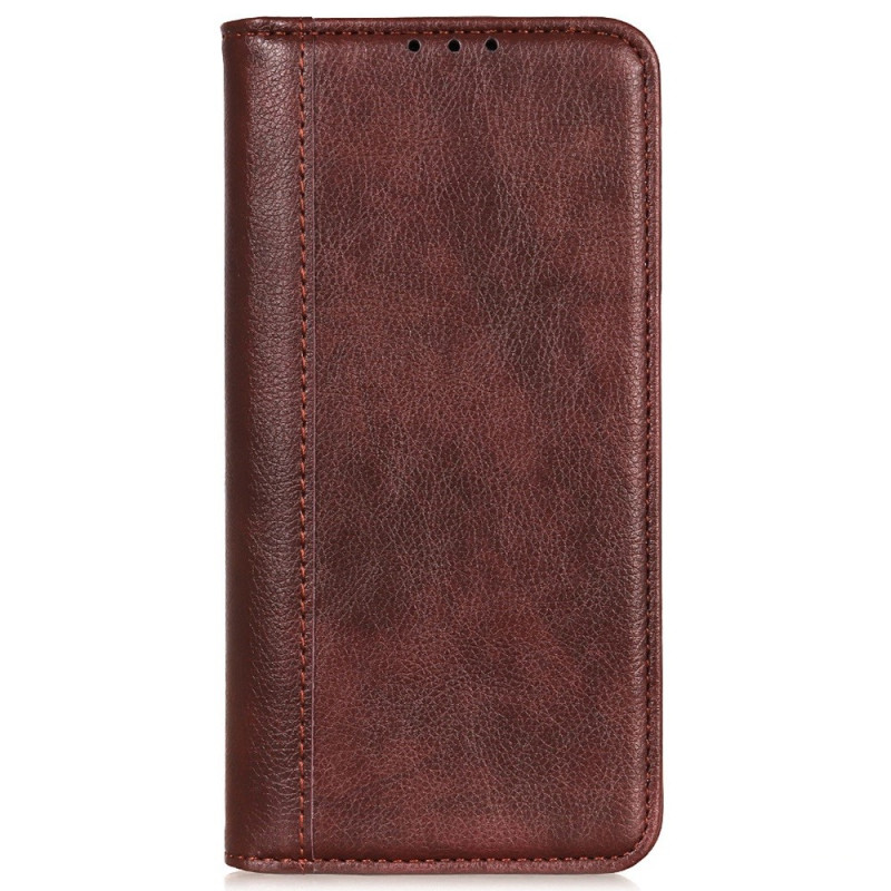 Flip Cover Moto E22 / E22i Leder Schlitz Style