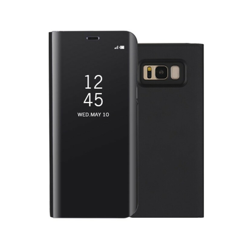 View Cover Samsung Galaxy S8 Plus Spiegel und Lederoptik