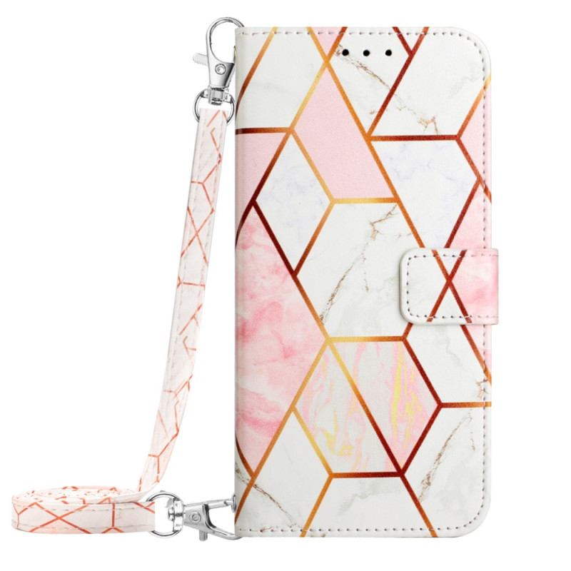 Xiaomi 13 Lite Marmor Tasche mit Schulterriemen