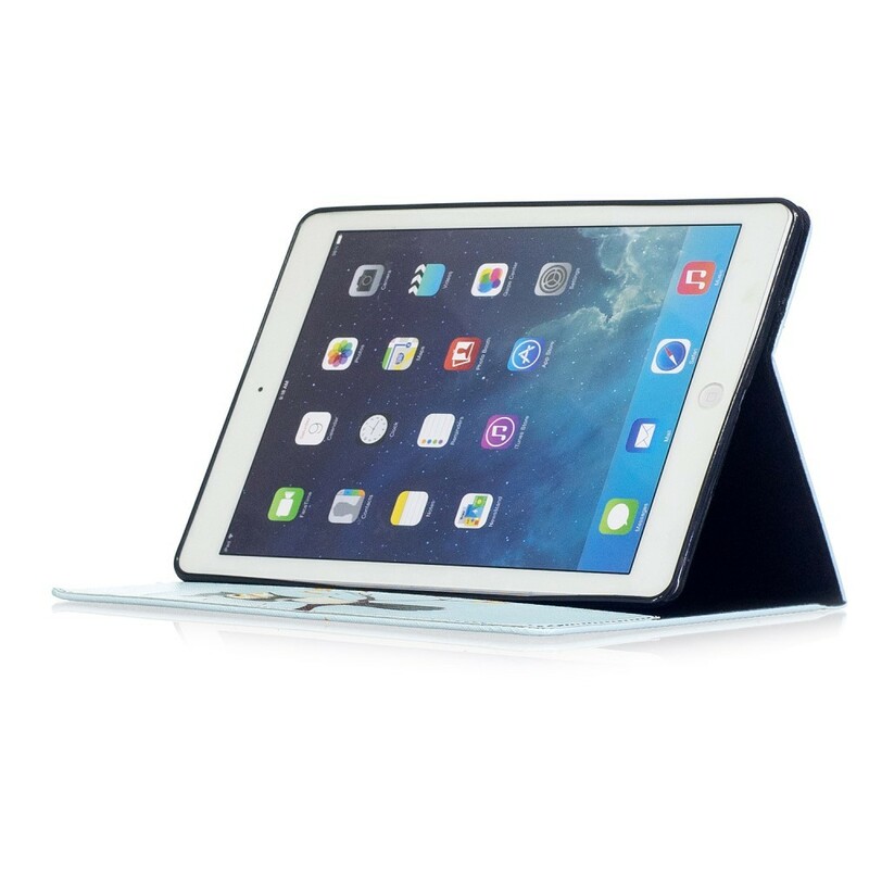 iPad Air Hülle Eule Auf Dem Ast Sitzend